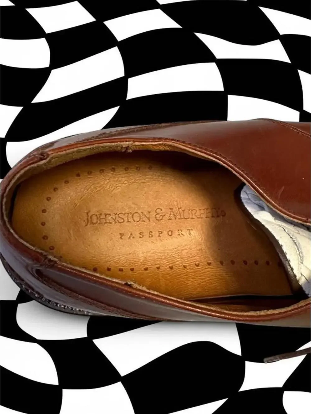 Johnston & Murphy Brown leather oxfords with a vintage vibe